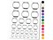 Empty Fillable Glass Fish Bowl Aquarium Temporary Tattoo Water Resistant Fake Body Art Set Collection